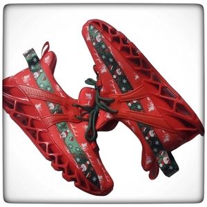 Vivay Kids Christmas Sneakers Lightweight Breathable-36 Eur/4 U.S.